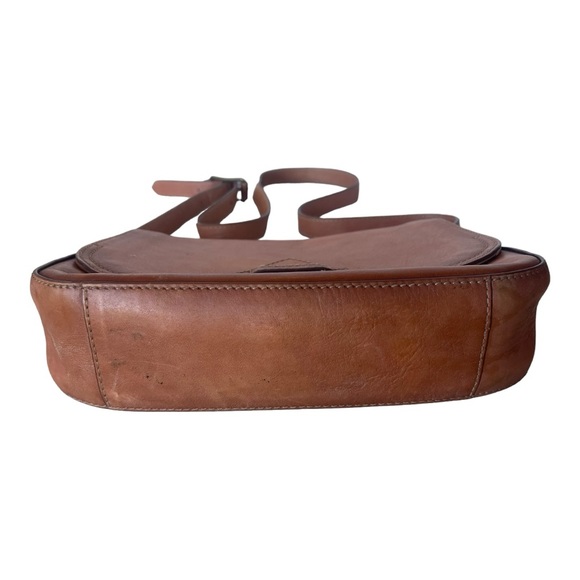 Frye Brown Leather Handbag - Crossbody- Shoulder Bag Purse - Picture 6 of 12
